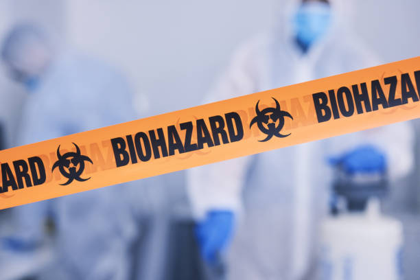 Professional Biohazard Cleanup technician working in San Carlos, TX